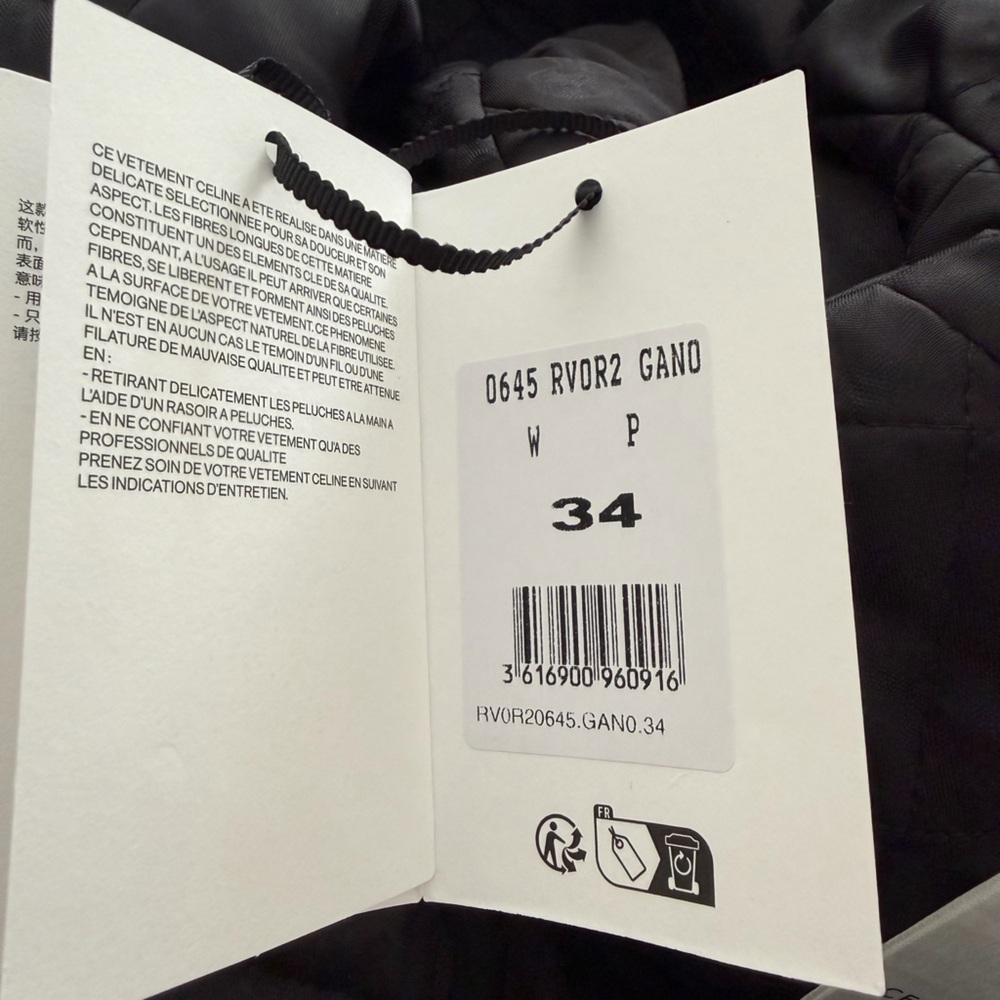 Celine Triomphe Jacket Tartan Wool - Picture 8 of 9